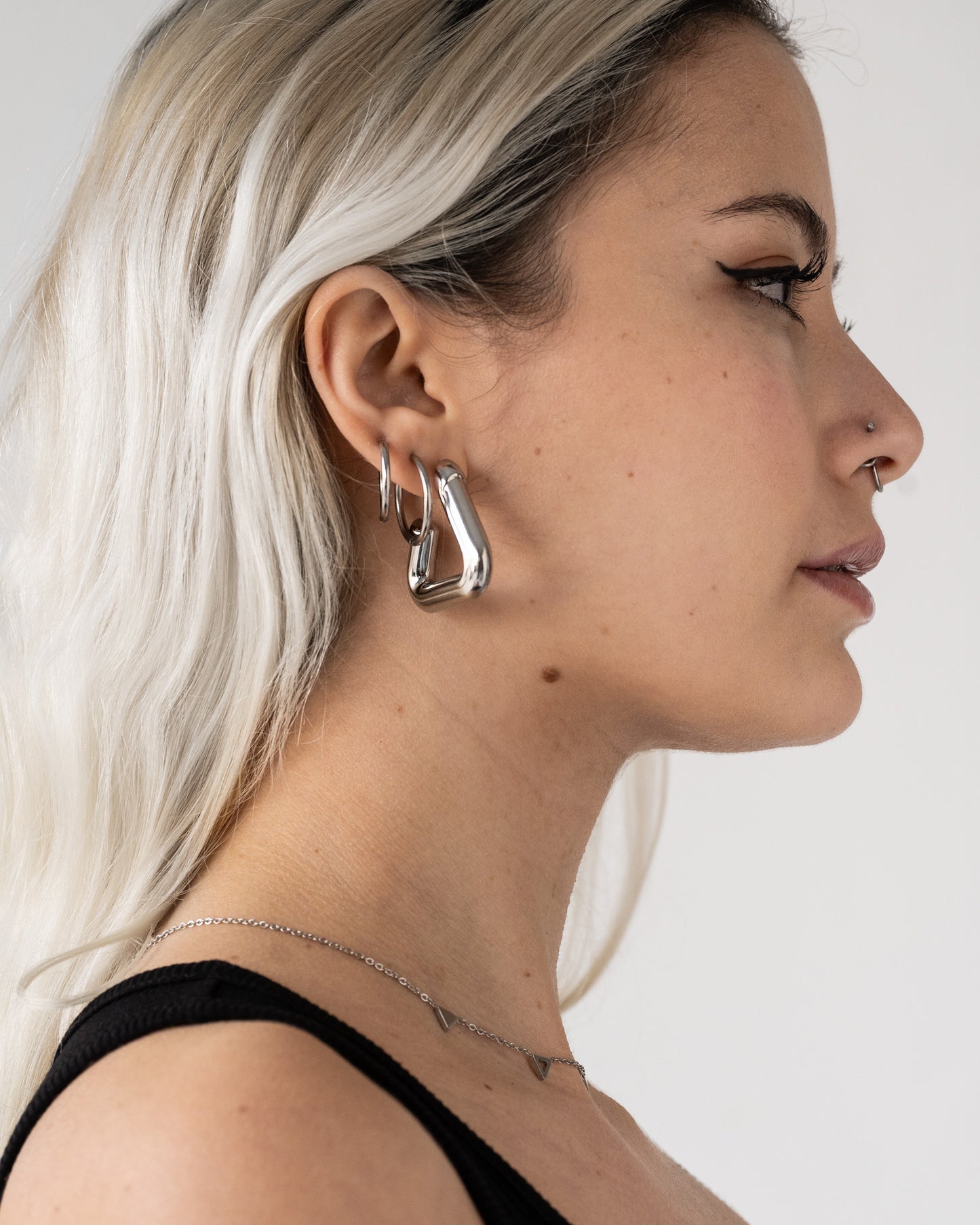 Triangle Chunky Earrings